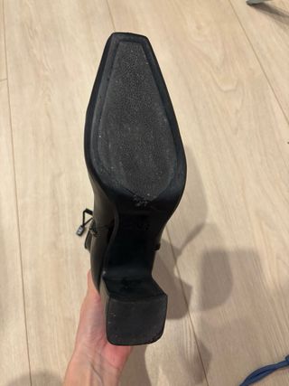 Botines Zara negros talla 39, como nuevos