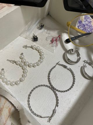 Lote gafas sol y pendientes