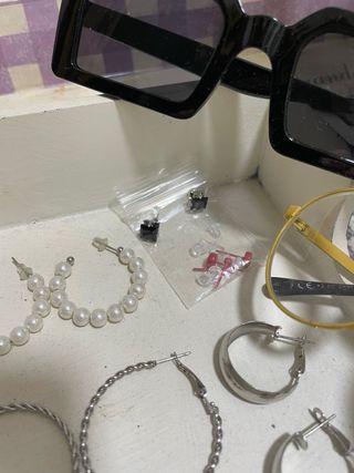 Lote gafas sol y pendientes