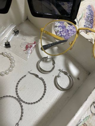 Lote gafas sol y pendientes