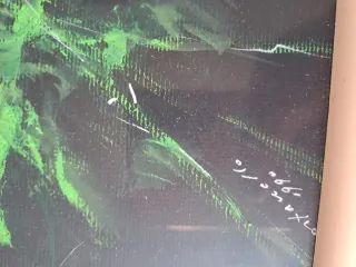 Dipinto su cartoncino fiori gialli