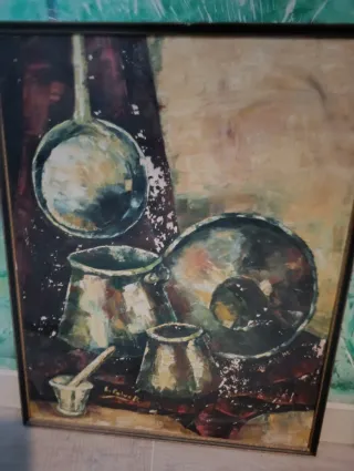 Cuadro abstracto multicolor