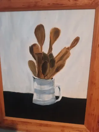 Cuadro abstracto multicolor