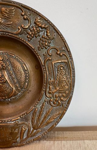 Coppia di Piatti in Bronzo Romería del Rocío