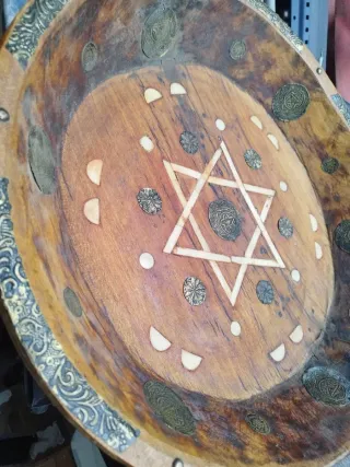 Cuenco Marroquí Hueso y Metal