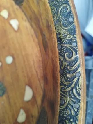 Cuenco Marroquí Hueso y Metal