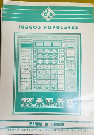 Manual Servicio Tragaperras KALI 3