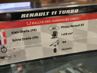 Maqueta Coche Rally Renault 5 GT Turbo Philips