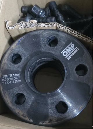 Separadores OMP 5x100 PCD 139mm CB57.1