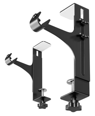 Soporte metálico para barra de cortina