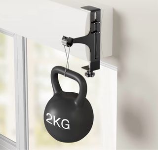 Soporte metálico para barra de cortina