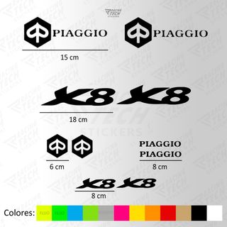 Pegatinas Piaggio X8