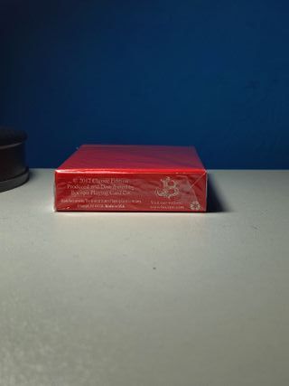 Bocopo Steel Red Playing Cards