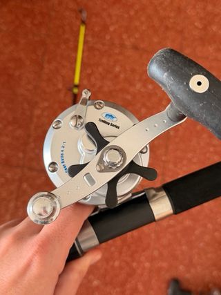 2 Cañas de pescar con carrete sin estrenar