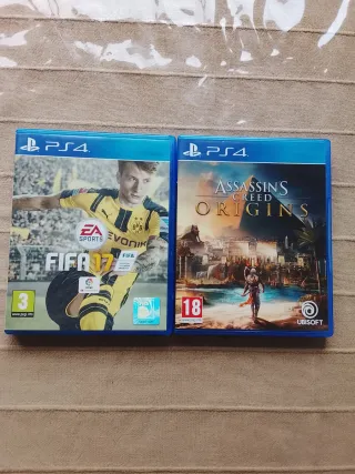Pack 2 juegos PS4 como nuevos.