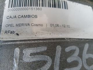 OPEL MERIVA Cosmo CAJA CAMBIOS