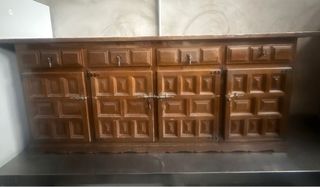 Mueble de madera maciza para restaurar
