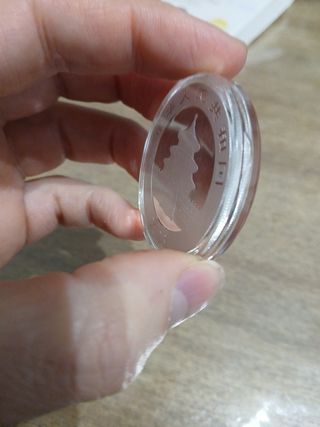 Monedas plata pandas
