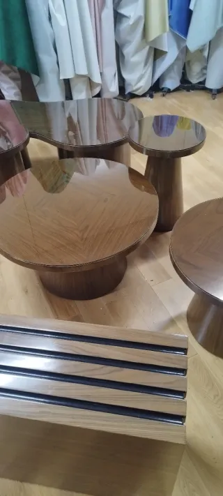 Mesa de centro y auxiliares marroquíes