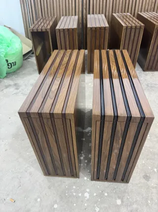 Mesa de centro y auxiliares marroquíes