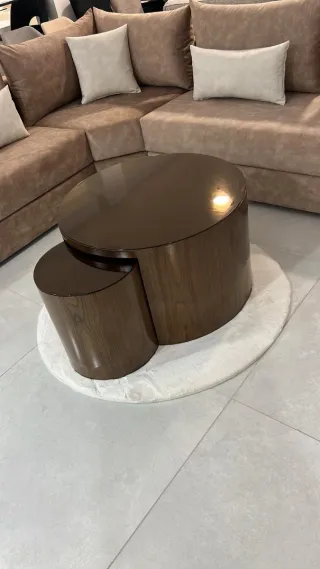 Mesa de centro y auxiliares marroquíes