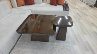 Mesa de centro y auxiliares marroquíes