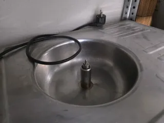 Heladera de acero inoxidable musso pola stella