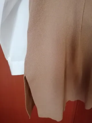 Chaleco punto camel