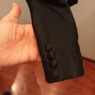 Corpiño fallera niña negro