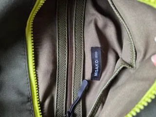 Bolso Mochila antirobo Misako Gris y Verde