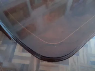 Mesa de comedor de madera extensible