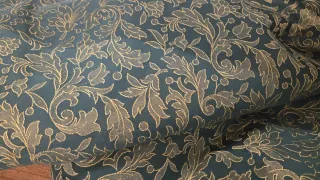 Pañolón mantón de Fallera Verde y Dorado