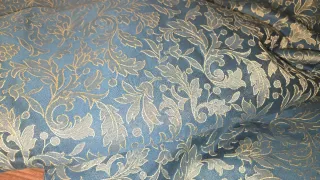 Pañolón mantón de Fallera Verde y Dorado