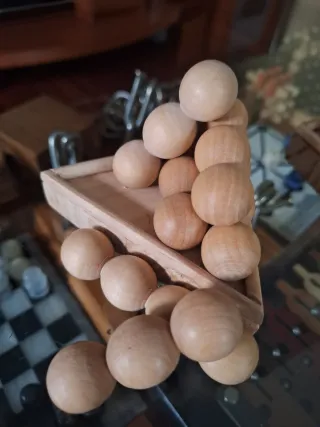 2 Juegos de Ingenio/Rompecabezas Madera