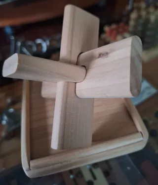 2 Juegos de Ingenio/Rompecabezas Madera