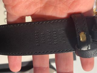 Cinturone Gucci modello mar mont Dorato e Nero