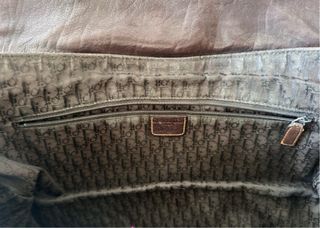 Bolso Dior Saddle Marrón Piel