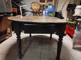 Mesa tocinera alas madera restaurar original