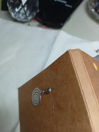 Pendientes plata 925 espiral