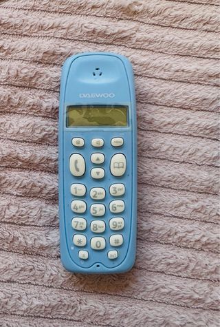 Teléfono Inalámbrico Daewoo Azul