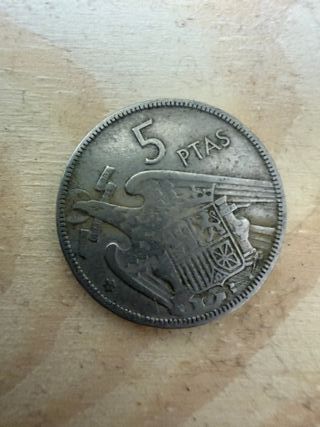 Lote 11 monedas 5 pesetas 1957