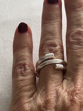 Anillo Plata de Ley Ajustable