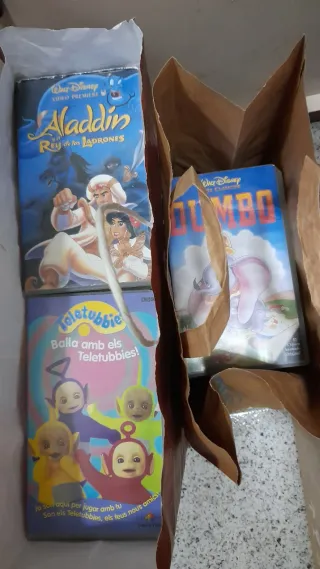 Lote 25 Cintas VHS Disney.