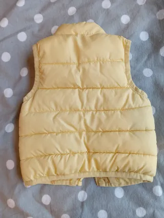 Chaleco bebé amarillo 62cm
