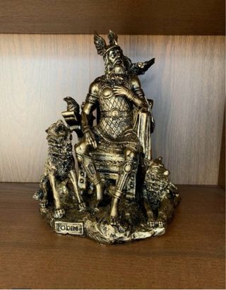 Odín. Figura decoración diseño. Artesania