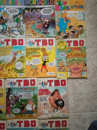LOTE 18 TEBEOS VARIADOS EN EXCELENTE ESTADO