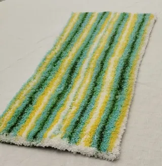 Tappeto tufting righe multicolore