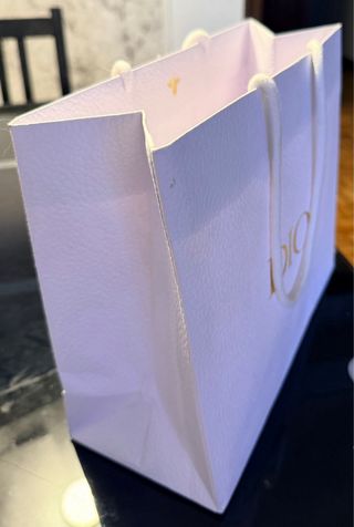 Set 3 Bolsas Dior Blancas y Doradas