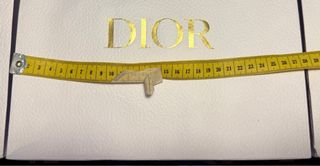 Set 3 Bolsas Dior Blancas y Doradas