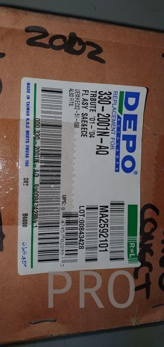 faro mazda tribute tourneo transit ambos lados